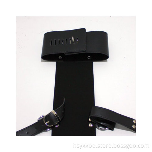 Online shopping leather bondage Birds Neck Collar & Arm Restraint Sex Toys for Couples